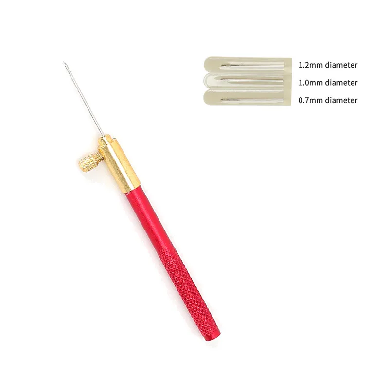 Тамбурные крючки для вышивки вязальный инструмент с 3 иглами Швейные аксессуары