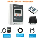 MPPT Солнечный контроллер заряда 10A 20A 30A 40A 12В24В Tracer панель батареи Регулятор мощности зарядное устройство Макс PV 60В Солнечный контроллер