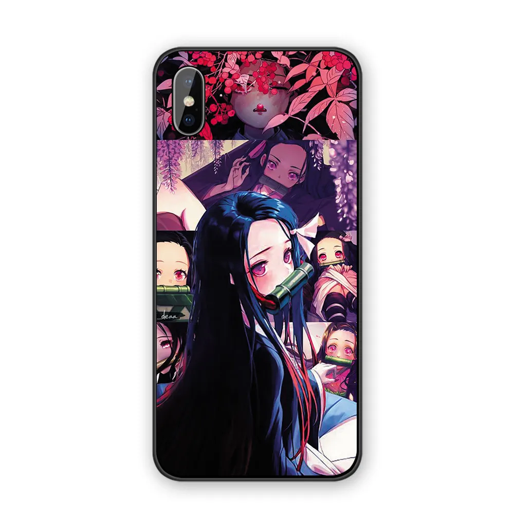 Kamado Nezuko Kimetsu no Yaiba Demon Slayer Силиконовый ТПУ чехол для телефона для iphone XR X XS MAX 5 5S 6 6S 7 8 Plus - Цвет: 11991
