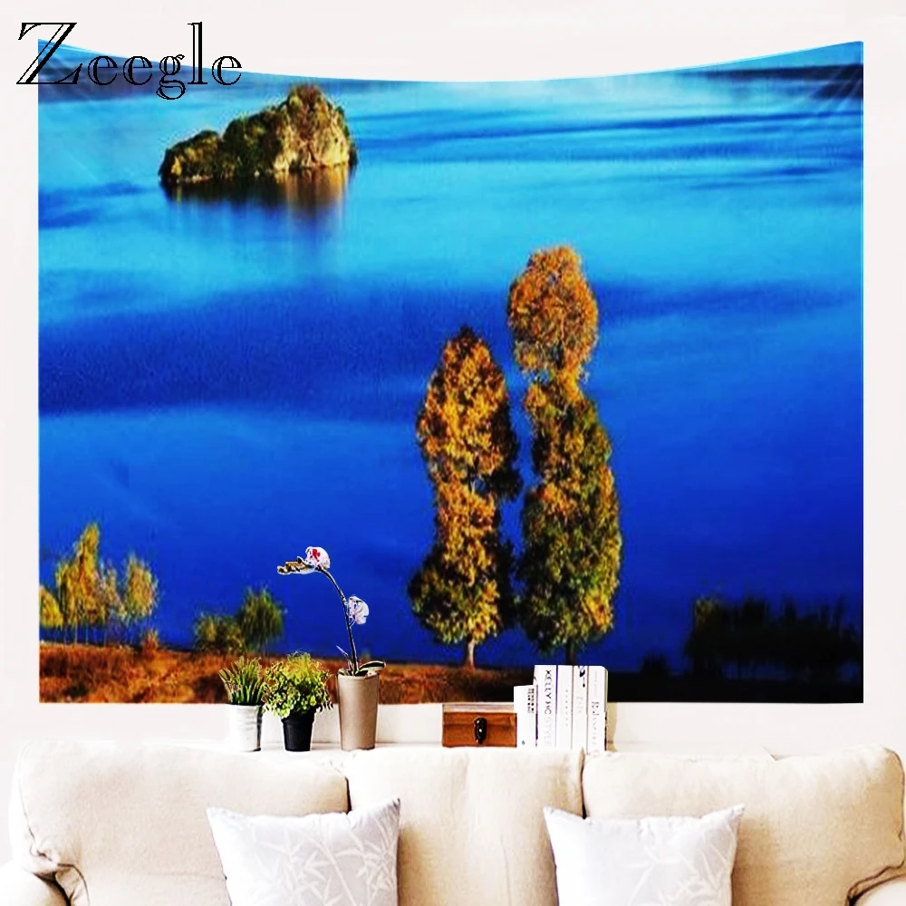 

Zeegle Creative Wall Hanging Tapestry Home Decor Wall Mat Bedspread Tapestry Large Wall Tapestry Tableclothes Window Curtain