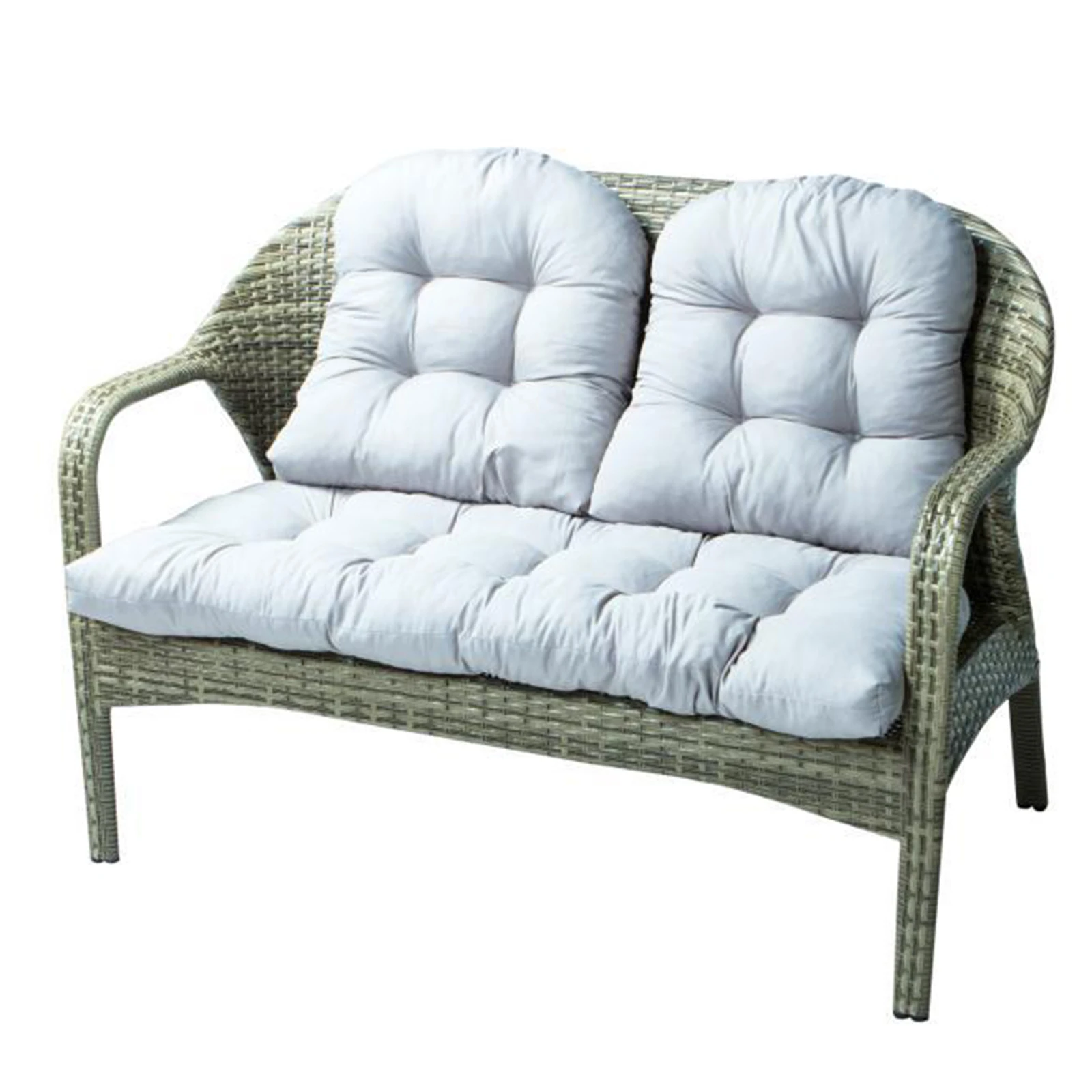 48x48 см 2-местная садовая скамейка хлопчатобумажная Наволочка на подушку с задней