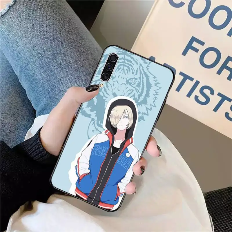 

Japan anime Yuri on ice Phone Case For Samsung galaxy S 9 10 20 A 10 21 30 31 40 50 51 71 s note 20 j 4 2018 plus