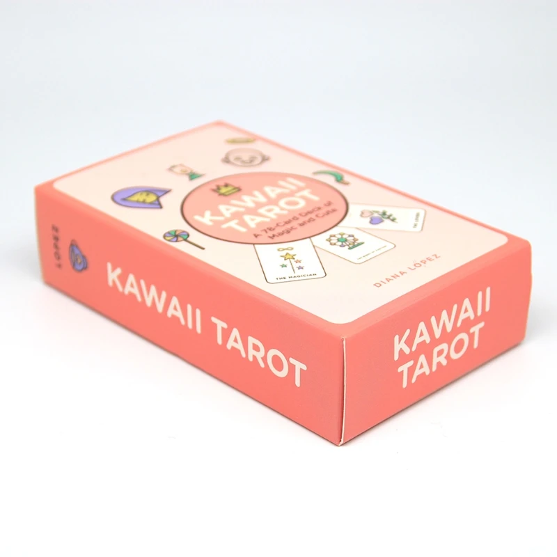 

Kawaii Tarots 78 Card Deck of Magic and Cute Full English Oracle Card Board Game D0LB