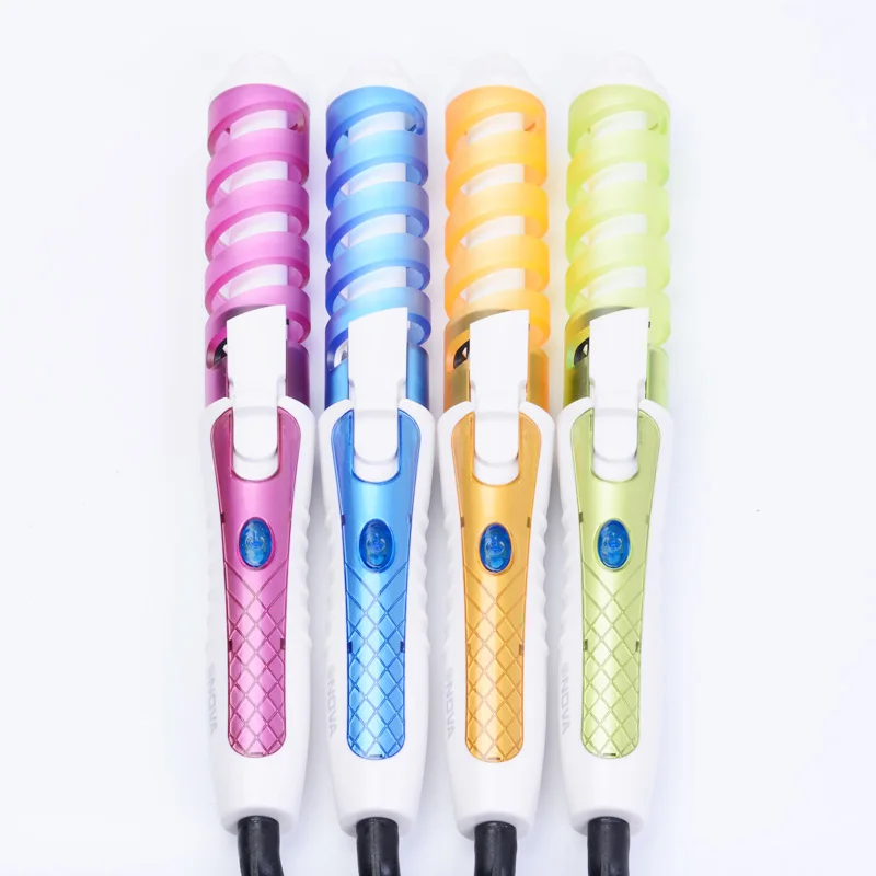 

New Professional Portable Salon Hair Hot Ceramic Curling Curler Iron Wave Wand