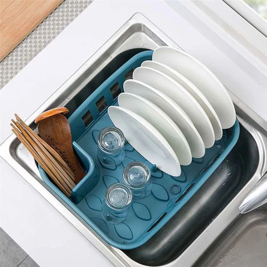 New 1PC Kitchen Dish Rack Multifunctional Cutlery Storage Holder Tableware Bowl Plate 1206#30 | Дом и сад
