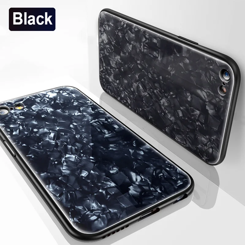 Роскошный стеклянный чехол для Apple iphone 7 8 6 6S Plus X XS XR MAX мобильного телефона из