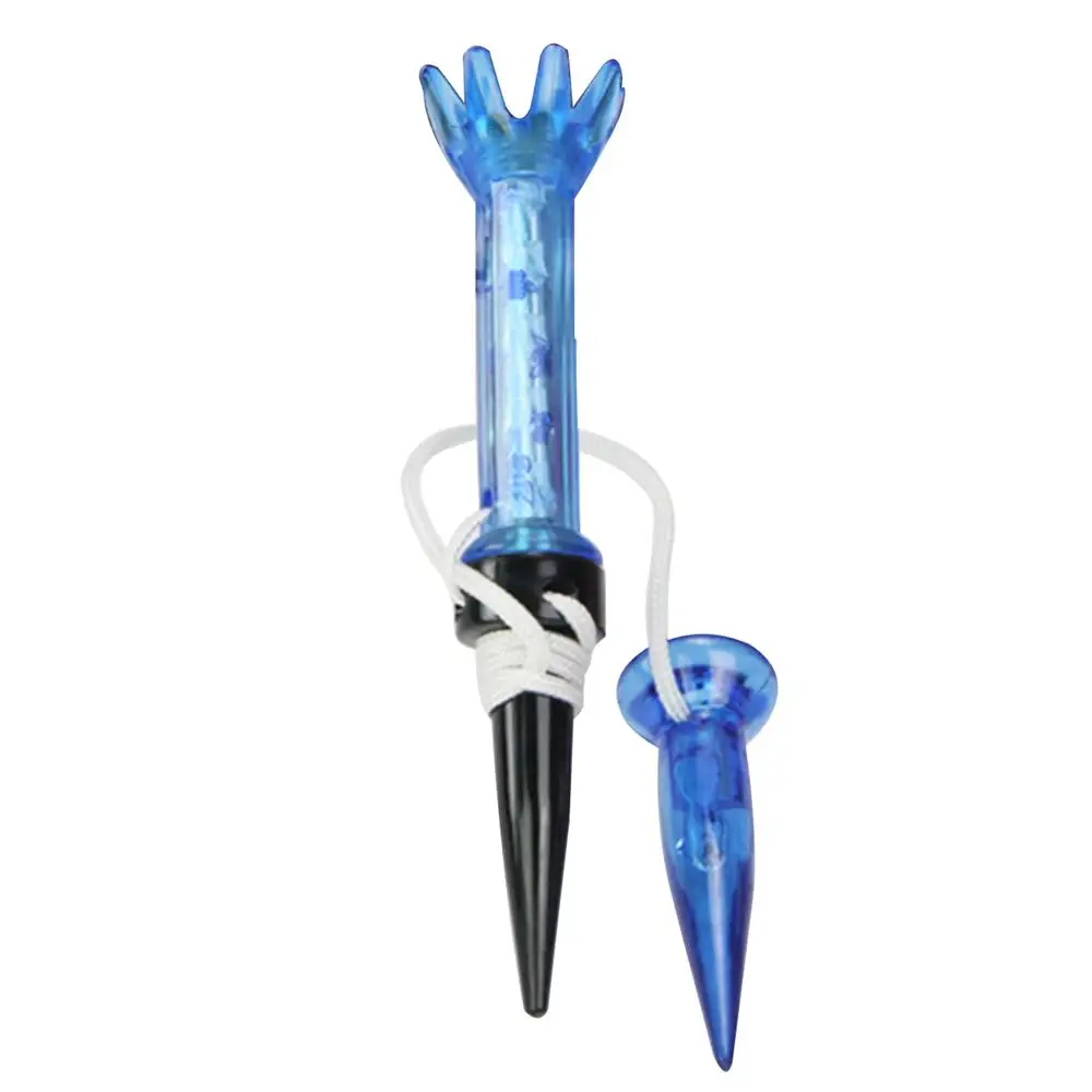 

Golf Tees Set Ball Holder Plastic Magnetic Tee Flexible Spring Tee Lift Step Golf Balls and Tees for Driving Range and Practice