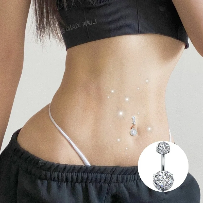

European New Trendy Sexy Hypoallergenic Love Belly Button Nails Belly Button Ring Belly Nails Umbilical Nail Umbilical Ring