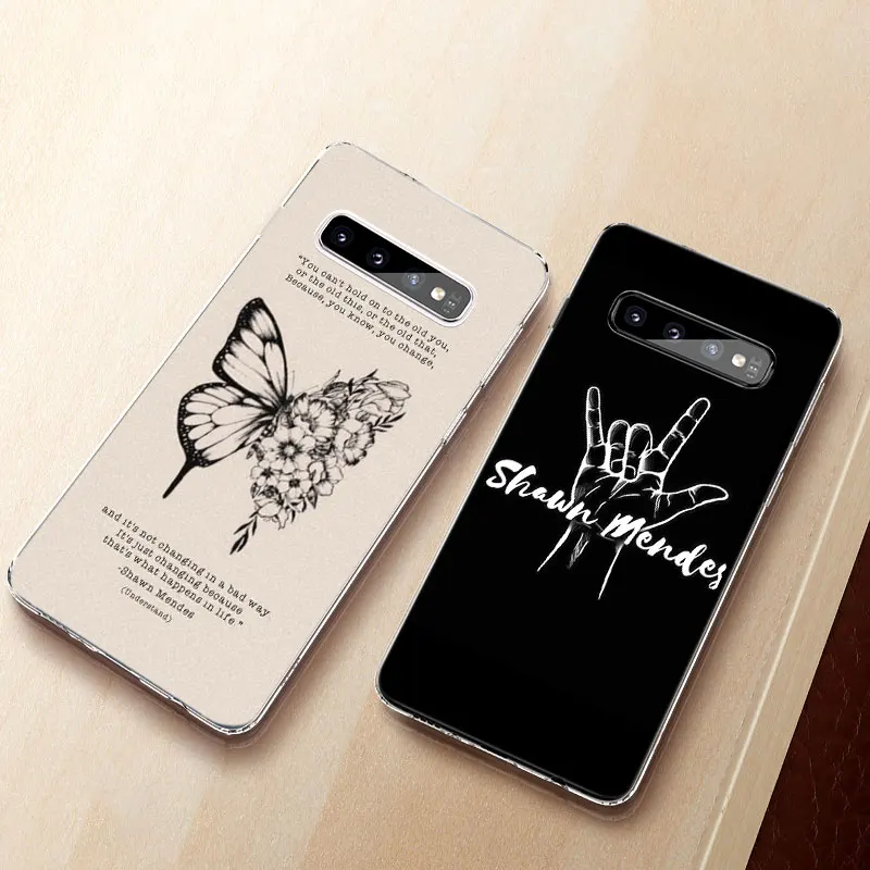 Мягкий чехол для телефона Singer Shawn Mendes силиконовый Samsung Galaxy Note 20 Ultra 10 9 S20 FE S10 Lite S10E S9