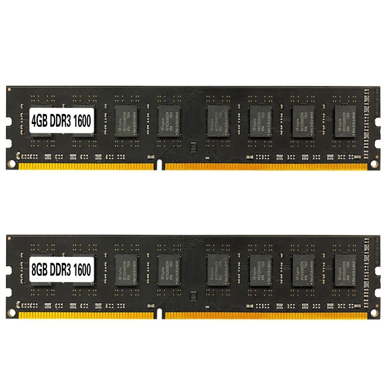 

RAM Desktop Memory DDR3 1600 MHz 1.5V 240-Pin Computer Memory for AMD Computer Memory Double-Sided 16 Particles