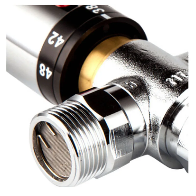 Смеситель на солнечной батарее термостатический нагреватель латунный