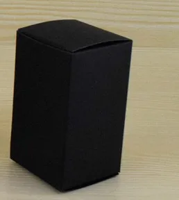 50 шт, 100 шт, картонная коробка из крафт-бумаги, Подарочная коробка для конфет, Подарочная коробка, мыло в упаковке, Упаковочная бумажная коробка белого цвета - Цвет: black