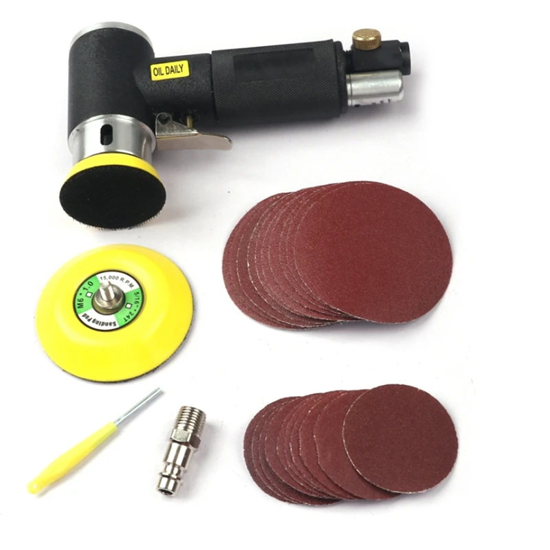 

Пневматическая шлифовальная машинка, мини-аппарат для полировки автомобиля, 2/3 дюйма, высокоскоростной пневматический полировщик