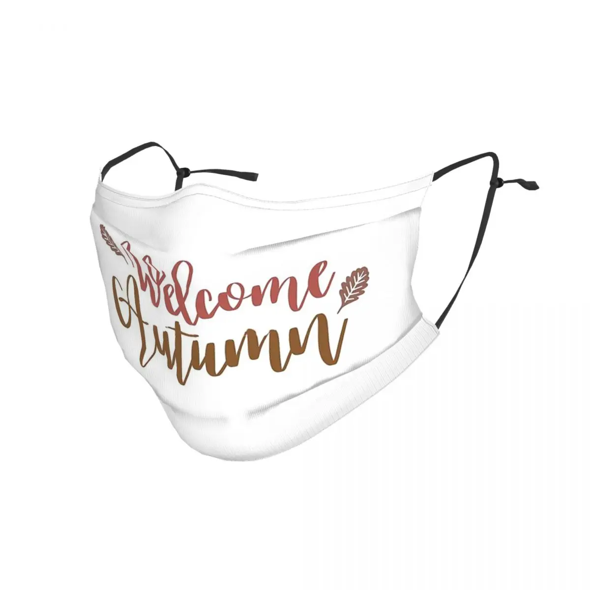 

Welcome Autumn Reusable Printed Mouth Face Mask Anti Haze Cold Proof with Filters Earloop Protection Cover Respirator Men Women