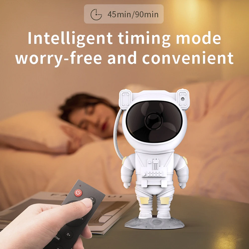 

Creative Astronaut Galaxy Projector Lamp Gypsophila Laser Projection Starry for Children’s Night Light Gift Home Decor