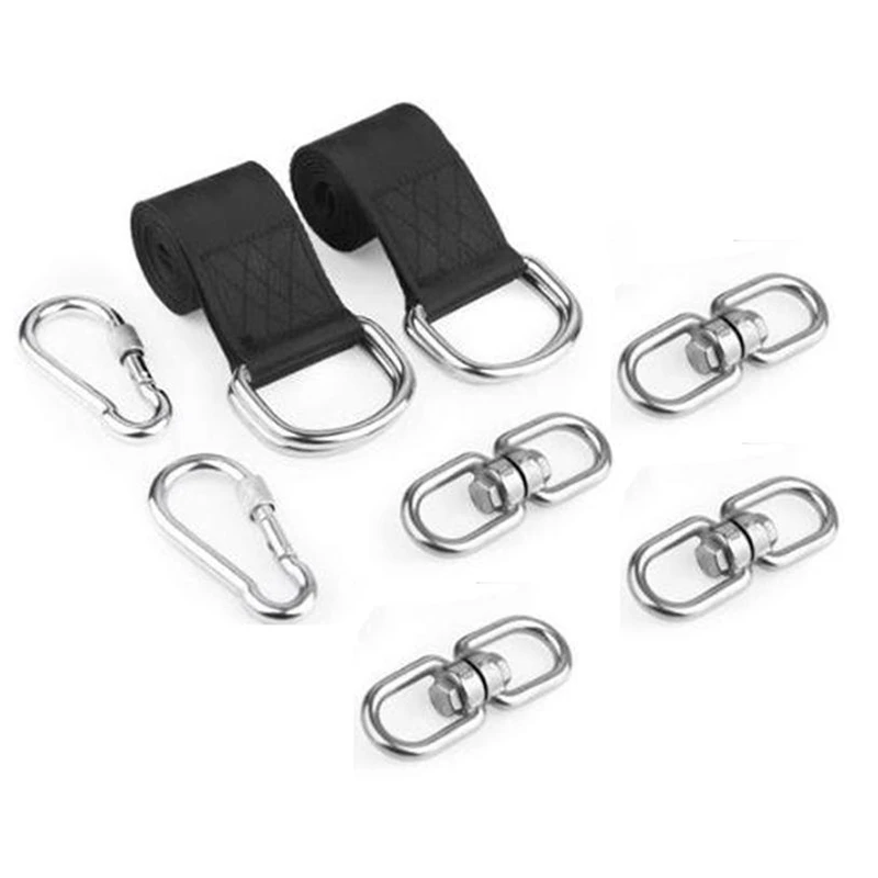 

Tree Hanging Swing Strap with 2 Snap Hooks & 4 Spin Buckles for Tree Swing Hammock Swing Hanging Strap Hanging Trees Kit