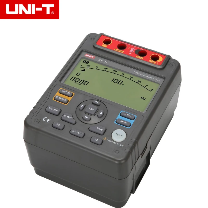 UNI T UT511 цифровой фотометр мегаомметр автоматический диапазон 1000 в 10 г ом|ohm meter|ohm
