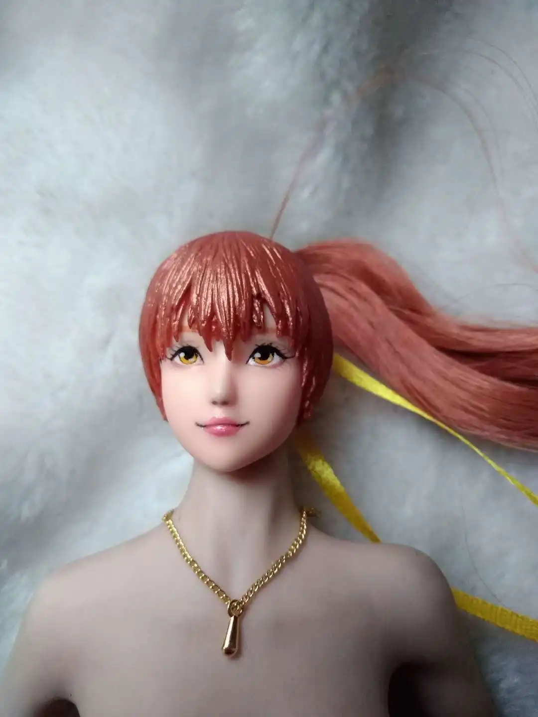 

Custom 1:6 Scale Golden Water Drops Necklace For 12" Female PH UD Body Doll