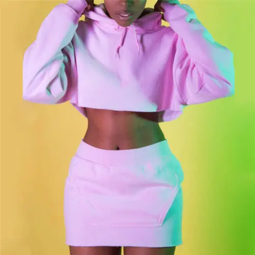 Лидер продаж Женская одежда из 2 предметов спортивные костюмы толстовка с