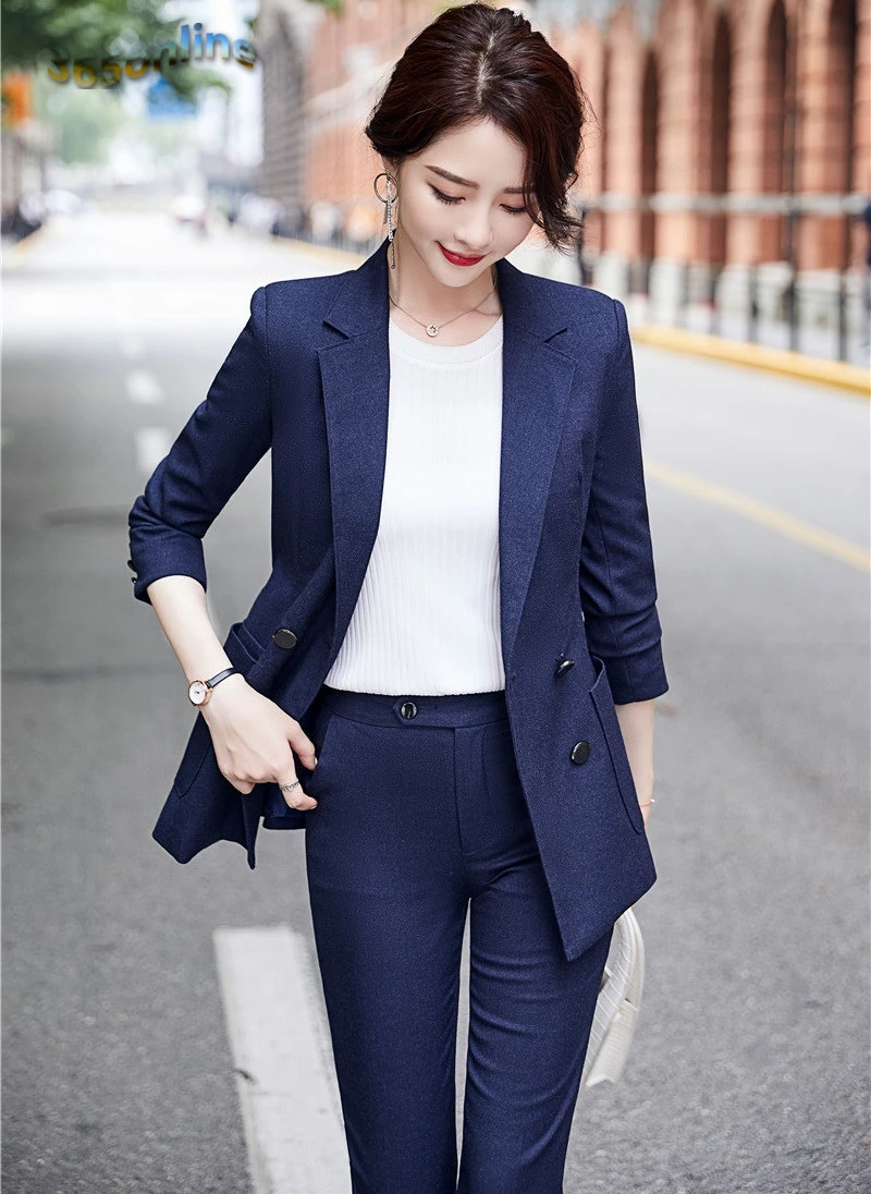 Осень зима 2020 высококачественная ткань официальная форма дизайнерские брючные