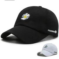 daisy baseball cap hat for men women plain curved sun visor baseball cap hat print letter fashion adjustable caps black white