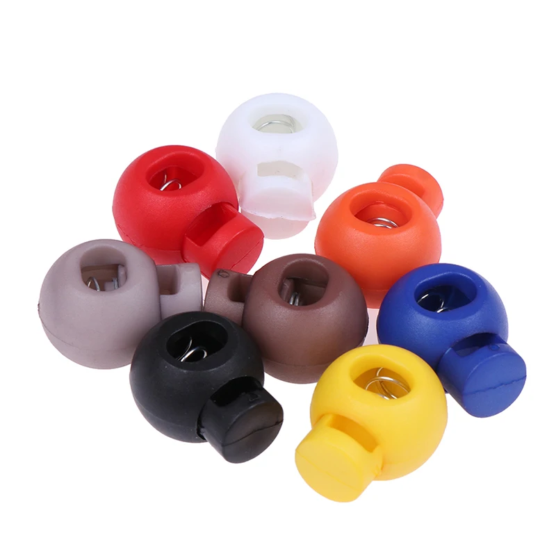 

10 шт. с одним отверстием, пружинный Эластичный шнурок, шнур, замки, зажим, концы, багажный ремешок, стопор, раздвижная застежка, кнопки