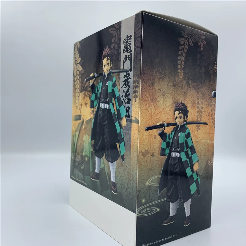 Демон убийца Kimetsu без Yaiba камадо Tanjirou держащий меч постоянного из ПВХ движущаяся