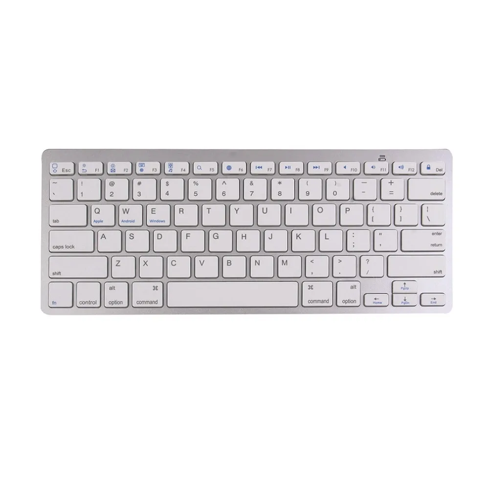 Беспроводная Bluetooth-клавиатура с 87 клавишами для Macbook ipad iphone android 4 0 Windows