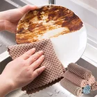 24*24 см Анти-жир протирание RagsHome кухонное полотенце для мытья посуды эффективная супер впитывающая Ткань для очистки микрофибры
