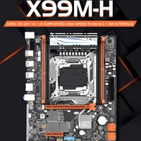 x99m h computer motherboard lga2011 m atx 4ddr4 slots m 2 wifi slot support ddr4 memory and xeon e5 v3v4 cpu processor