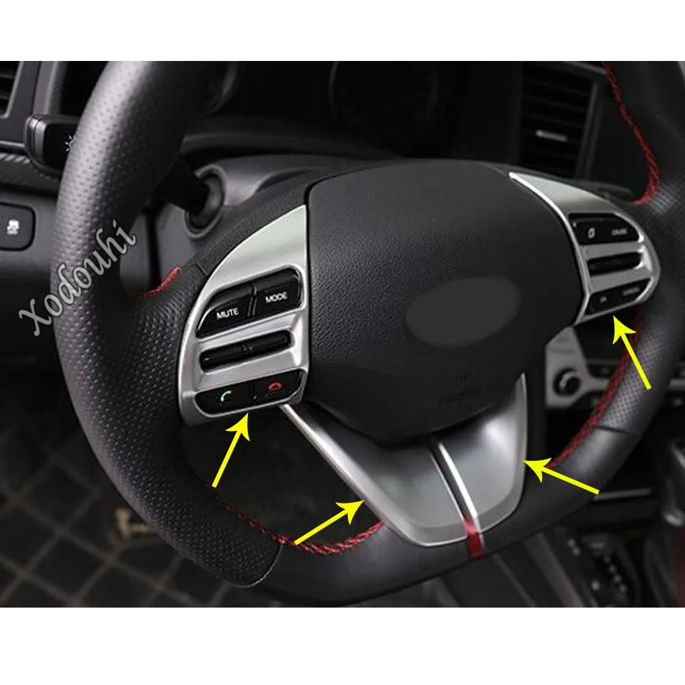 Автомобильный Стайлинг крышка рулевое колесо подкладке комплект Переключатель