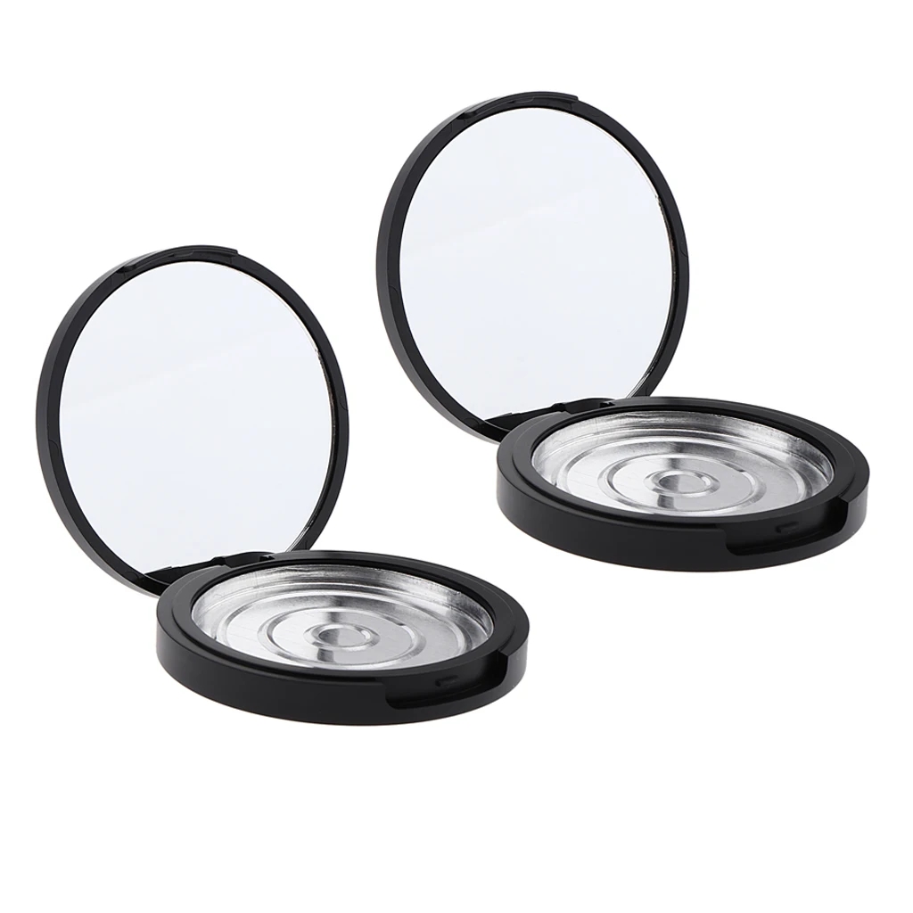 2 шт. пустая банка для макияжа контейнер прессованного порошка хранения