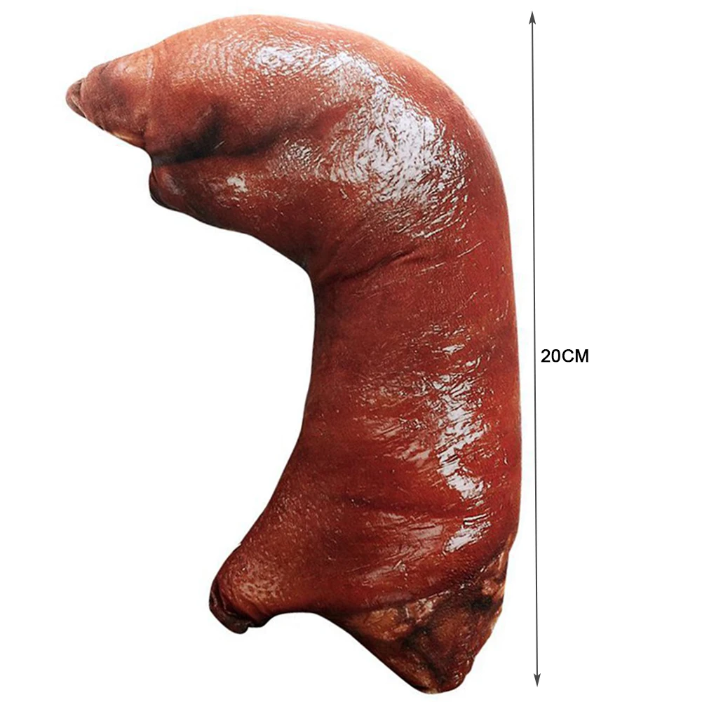 

20cm Simulation Trotter Fake Food Pig Leg Prank Trick Toy Halloween Party Prop