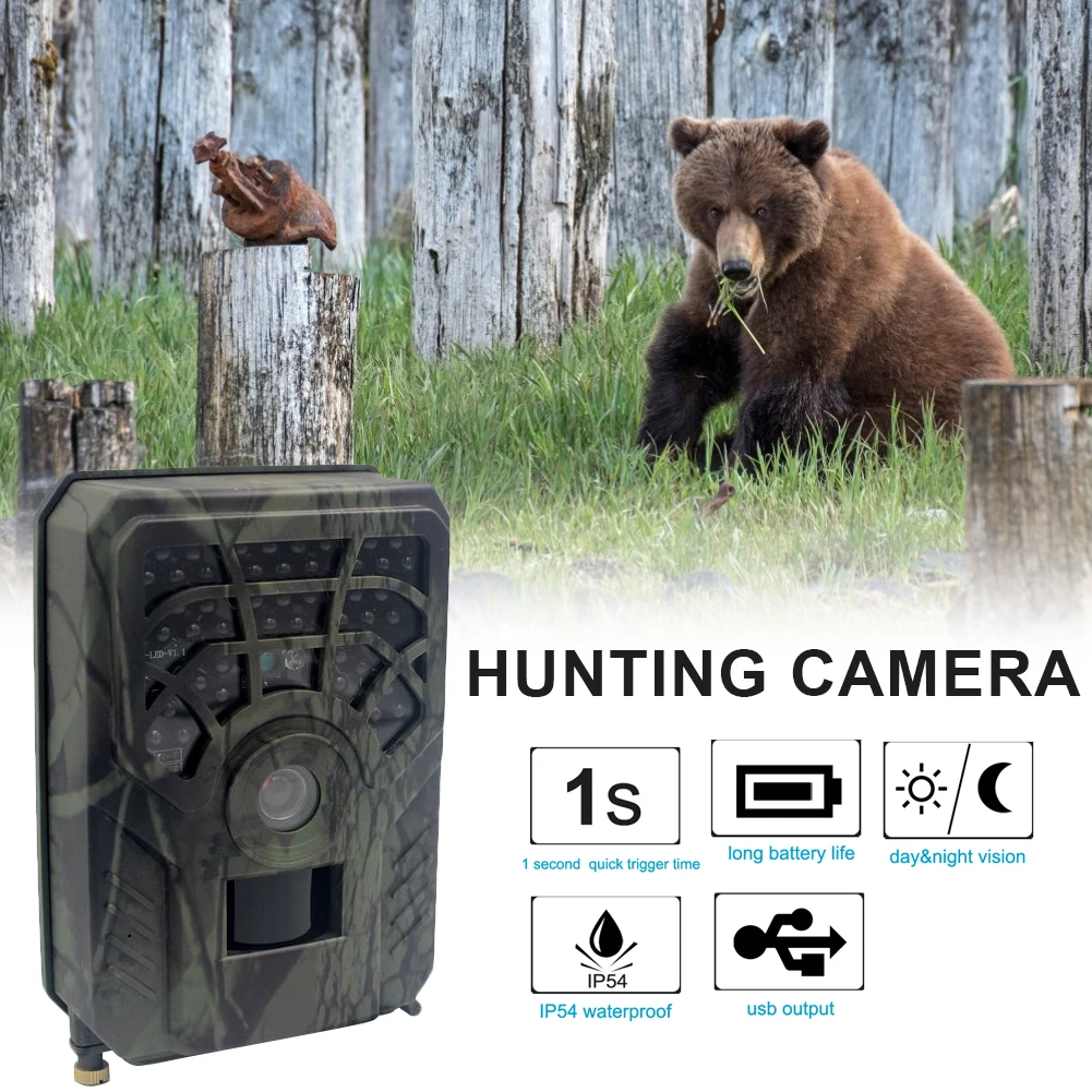 

Охотничья камера PR300C с инфракрасным датчиком, 5 Мп, 1080P, 120 градусов