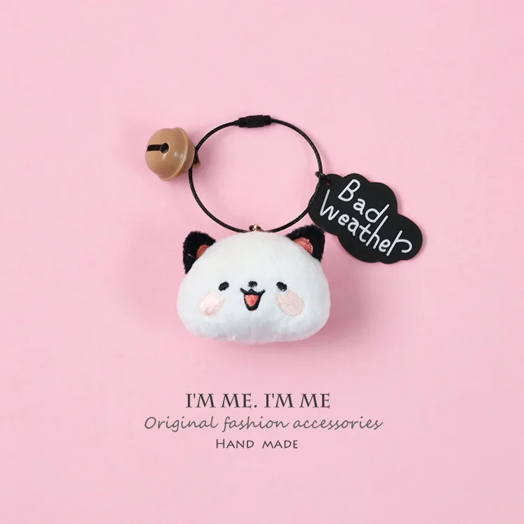 

Cute Cat Plush Ball Keychain Cat Soft Pompom Animal Hair Ball Car Keychain Ladies Car Bag Accessories Key Ring Mom Gift Llaveros