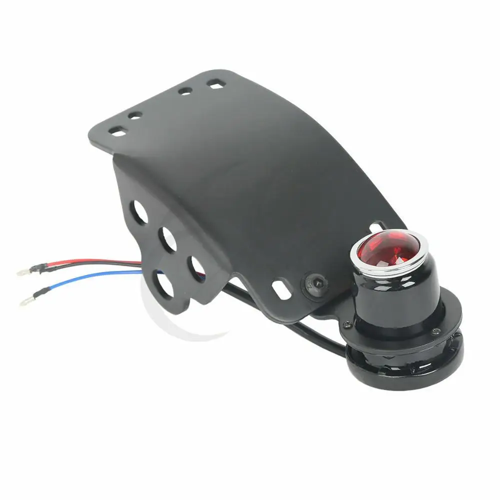 Изогнутый вертикальный кронштейн для задсветильник номерного знака мотоцикла