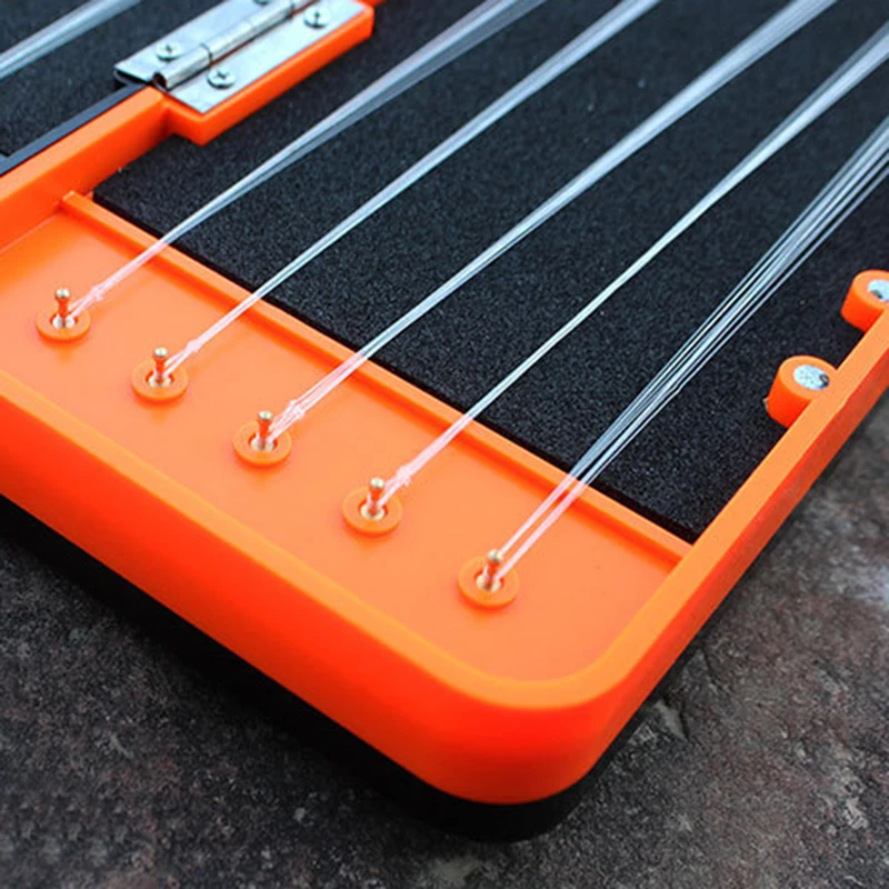 

1Pcs Double Layer Fishing Line Box 32/45cm Hook Lure Baits Accessory Storage Case Portable Fishing Tackle Box FO438