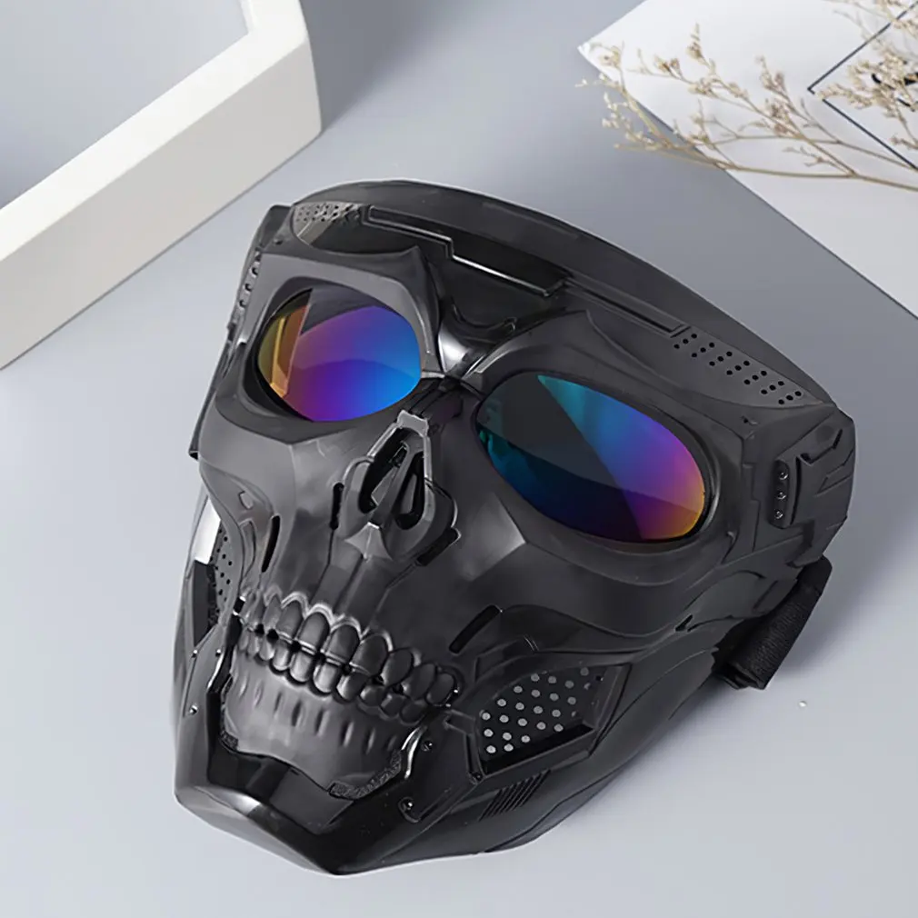 Защитные очки для езды на мотоцикле 3d-очки с защитой от ветра и УФ-лучей козырьком