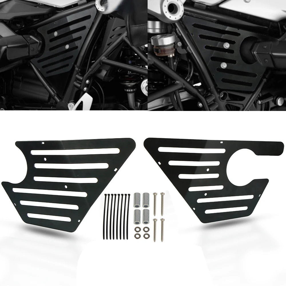 

R NINE T Airbox Side Cover For BMW R NINET Pure Racer Scrambler Side Guard Infill Panels Frame Protector Fairing Airbox Cover