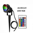 Садовый светильник для газона, 12 в пост. Тока, 10 Вт