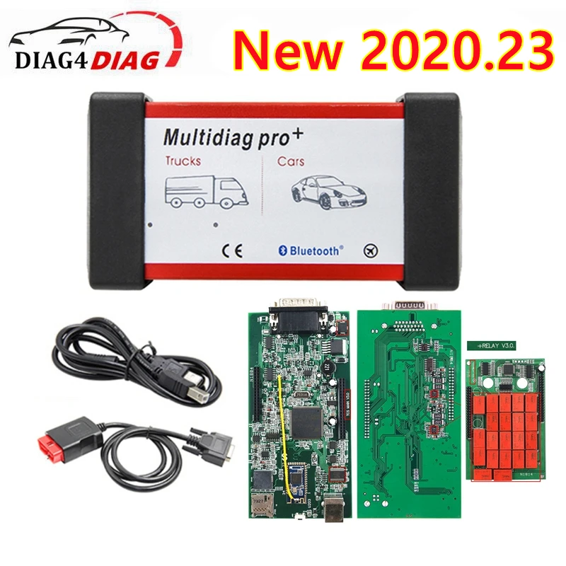 Автомобильный диагностический сканер Multidiag Pro + V3.0 TCS USB Bluetooth 2020 23 V2017/R3 | Автомобили