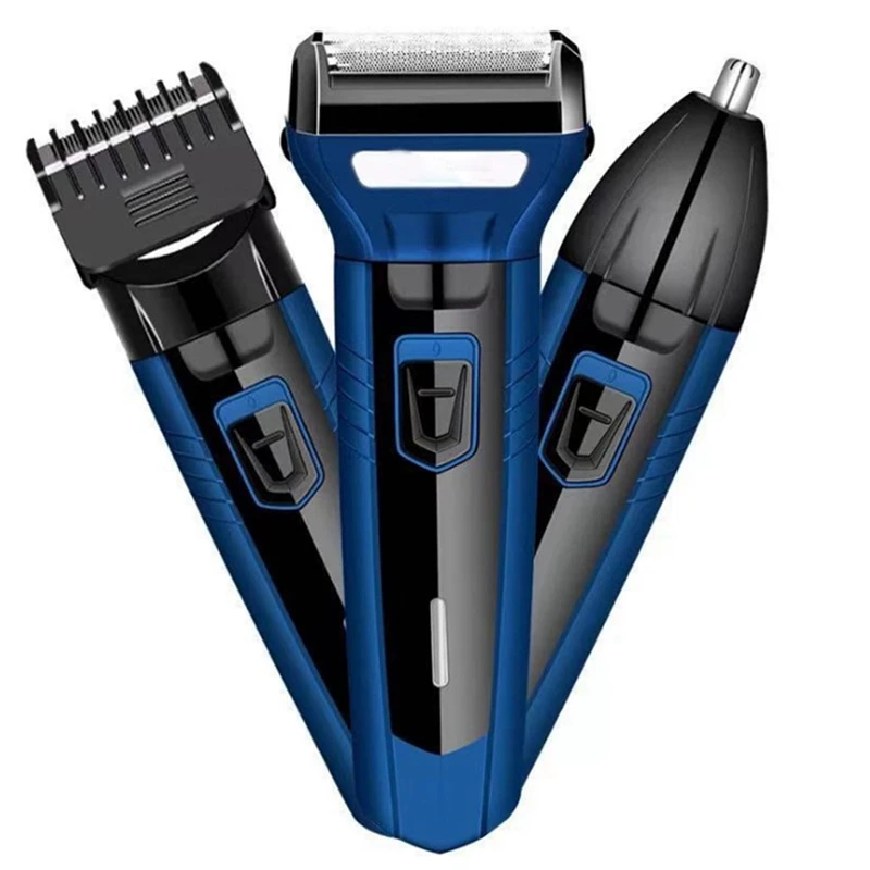 Мужская электробритва бритва триммер для бороды Вращающаяся беспроводной носа