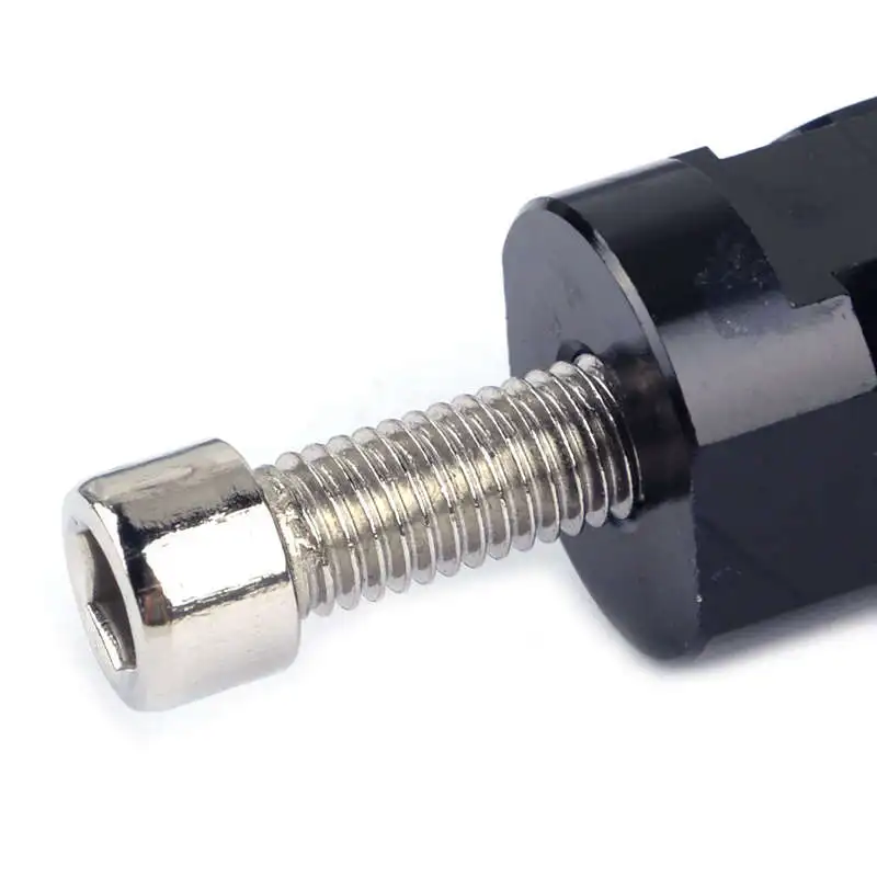 Черный 8 мм Cnc Универсальный мотоцикл велосипед Складные подножки задний отдых