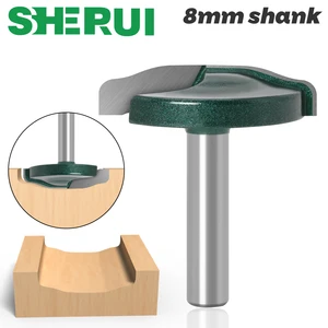 1 шт. Концевая фреза 8 мм хвостовик поднятый Панель Концевая фреза с Backcutter Cove поднял Панель s-образный двери s-образный поднятый Панель для вырезания гребней и пазов