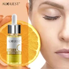 Отбеливающая сыворотка AuQuest с витамином C, удаление веснушек, корректор темных пятен и пигментации, глубокий идентичный уход за кожей