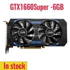 Оригинальная графическая карта Aideo GTX1660Super GTX1660Ti, 6 ГБ, 192bit GDDR6, графическая карта TU116-100%, чипсет с поддержкой майнинга, новинка 300