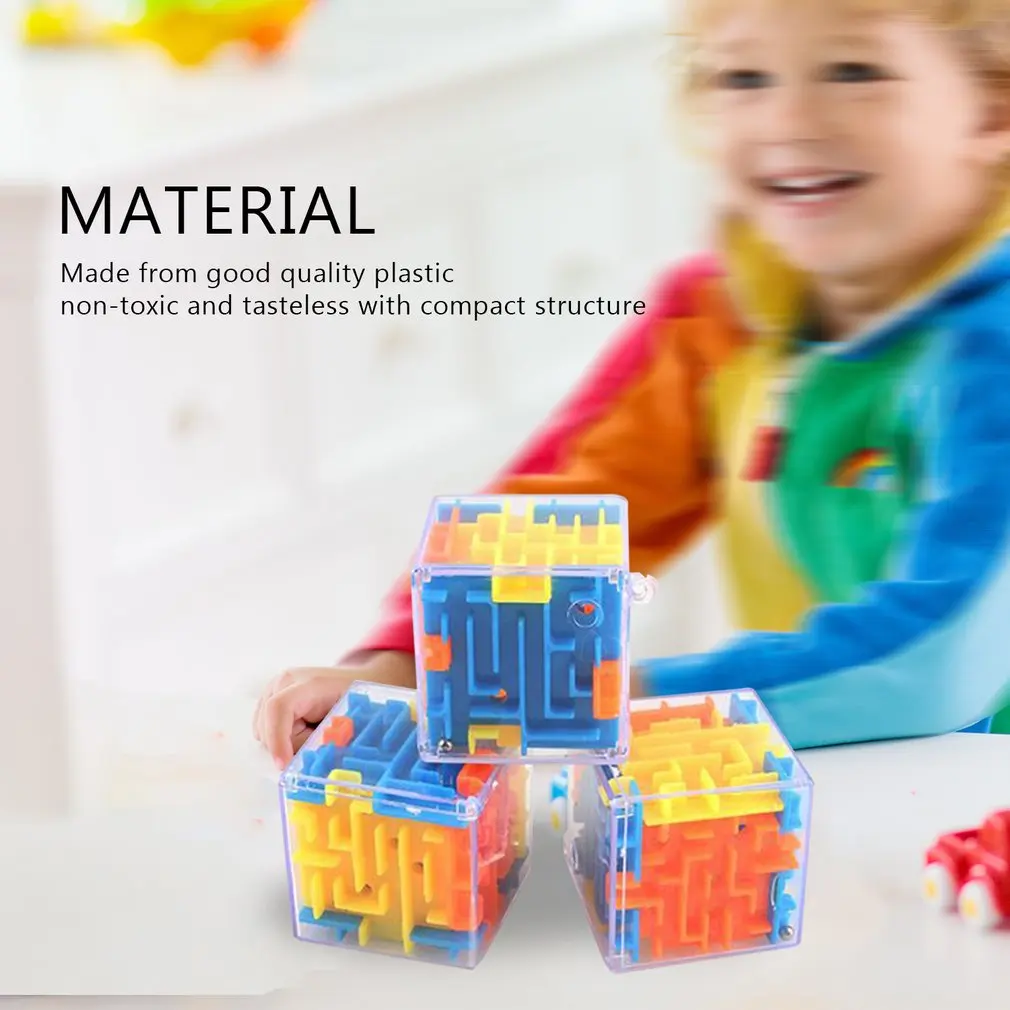 

3D Maze Magic Cube Puzzle Speed Game Toys Portable Baby Toys Baby Labyrinth Puzzle Funny Intelligence Educational Toys