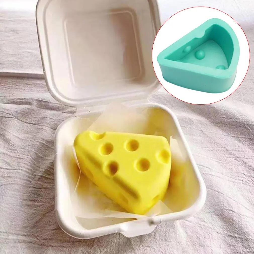 1 PC194578 triangle cheese block fondant cake silicone mold decoration tool chocolate kitchen utensils | Дом и сад