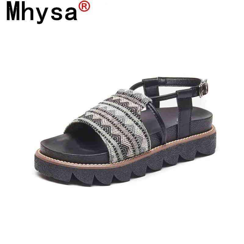 

2021 New Women's Sandals Fashion Soft Sole Comfortable Thick-soled Non-slip Shoes Summer Sandals Casual Women's Beach Shoes