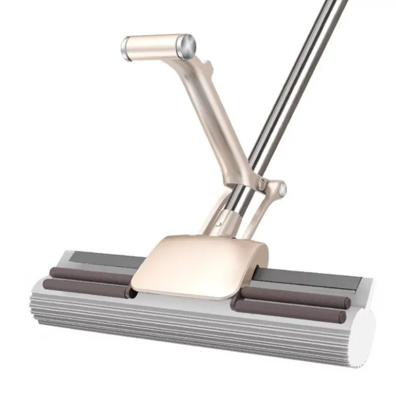 Швабра с губкой для мытья пола впитывающая губка ленивых нажимом спереди